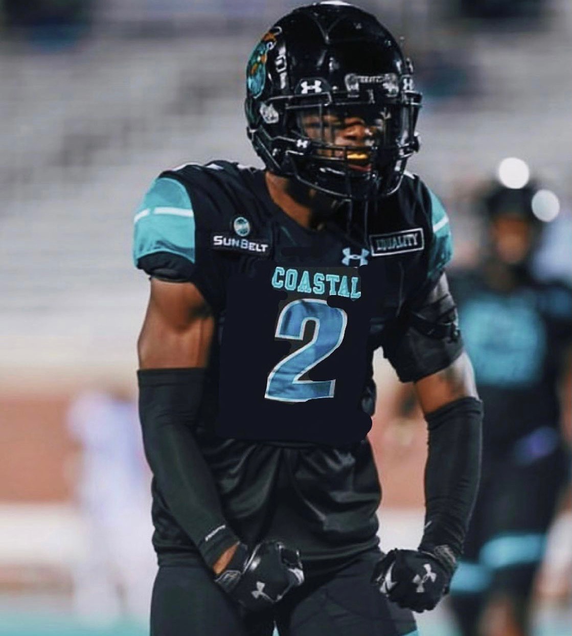 D’Jordan Strong is a Defensive Back for Coastal Carolina and he is one